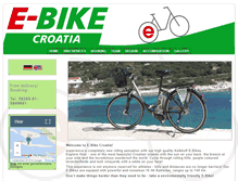 Tablet Screenshot of e-bike-croatia.com